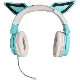 Casque D Oreille De Chat Rvb Casque De Jeu Pliable Bt Avec Son