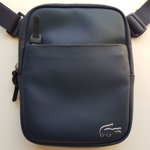 Sacoche Zippée Bleu Marine Lacoste