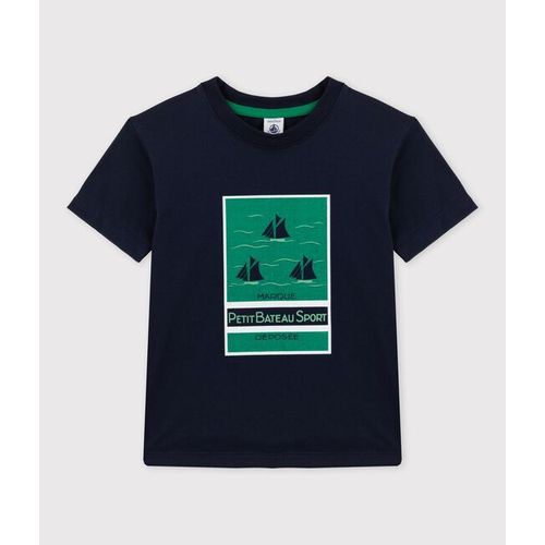 Tee-Shirt Manches Courtes En Jersey Enfant Garçon (Petit Bateau)