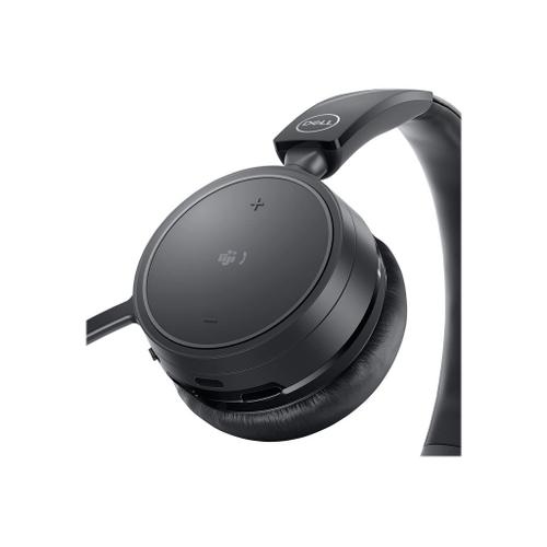 Dell Pro Wireless Headset WL5022 - Micro-casque - Bluetooth - sans fil - USB-A via adaptateur Bluetooth - certifié Zoom, Certifié pour Microsoft Teams