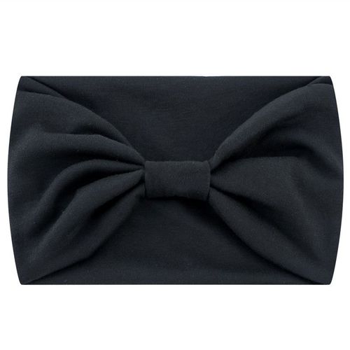 Bandeau Noir Large Élastique Doux Pour Femme, Bandeau D'exercice De Yoga, Bandeau Pour Femme