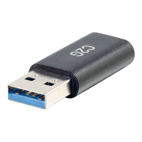C2G USB C to USB Adapter - SuperSpeed USB Adapter - 5Gbps - F/M - Adaptateur USB - 24 pin USB-C (F) reversible pour USB type A (M) - USB 3.0 - moulé - noir