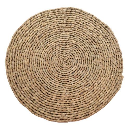 Tapis Tissé À La Main Papyrus Rond 25 Cm (3 Pièces), Sets De Table En Paille, Sets De Table Tissés De Haute Qualité, Dessous De Plat, Sets De Table Isolés Et Résistants À La Chaleur