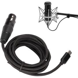Câble USB C vers XLR Femelle, Câble de Microphone de Type C à Faible Bruit  Prise Femelle XLR Câble de Microphone USB C pour Windows (3m)