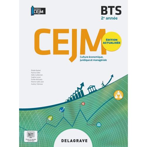 Repères - Culture Économique, Juridique Et Managériale (Cejm) 2e Année Bts (2023) Specimen Enseignant