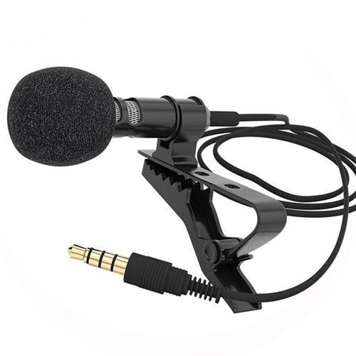 Micro-cravate, microphone à condensateur d'enregistrement omnidirectionnel avec clip, mini-micro-cravate pour téléphone portable, microphone professionnel pour Youtube, interviews, vlogs