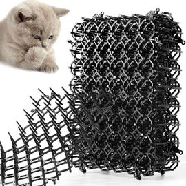 Lot De 12 Tapis À Griffer 15.5*20cm Avec Pointes Pour Chats, Tapis Répulsifs Pour Chats En Extérieur, Tapis Répulsifs Pour Chiens À Grille Épineuse Pour Clôtures De Jardin