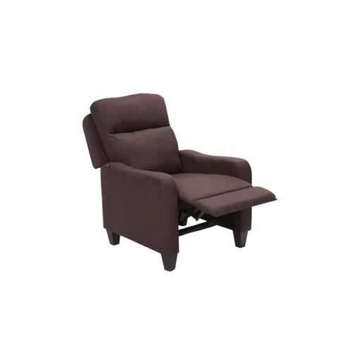 Fauteuil Relax En Tissu Marron Inclinable Avec Repose-Pieds Dossier Réglable Plusieurs Positions Fauteuil Relaxant Tv Canapé Chaise Salon