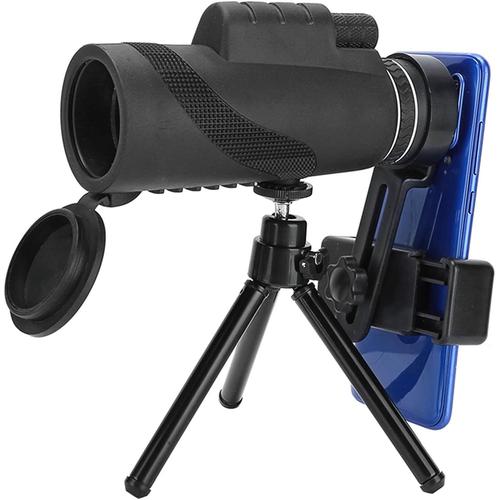 Télescope monoculaire, Monoculaire compact ultra clair haute puissance 50 x  60 ultra-clair avec zoom à double mise au point pour enfants adultes,  lunette de vision nocturne étanche à l'épreuve de la b