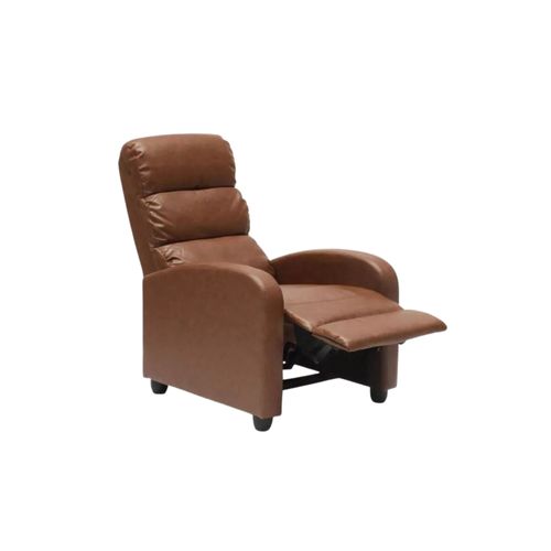 Fauteuil Relax En Simili Cuir Marron Inclinable Avec Repose-Pieds Dossier Réglable Plusieurs Position Fauteuil Relaxant Tv Canapé Chaise Salon