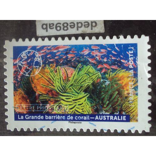 Timbre France 2022 . Notre Planète Bleue : La Grande Barrière De Corail . Australie . Oblitéré .