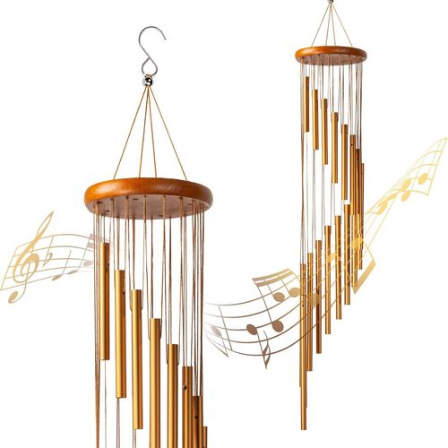 1 pièce carillon éolien extérieur, carillon éolien 90cm avec 18 tubes en aluminium, carillon éolien 36"", carillon éolien mobile, carillon éolien extérieur, carillon éolien pour la décoration des maiso