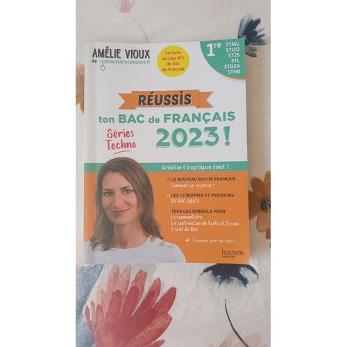 Réussis Ton Bac De Français 2023 ! Séries Techno - Amélie Vioux - Hachette