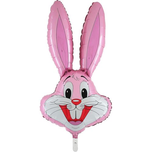 ERSHI-® 94cm (37") Bunny Shaped Balloon - Easter Balloons (BABY PINK)[7769]