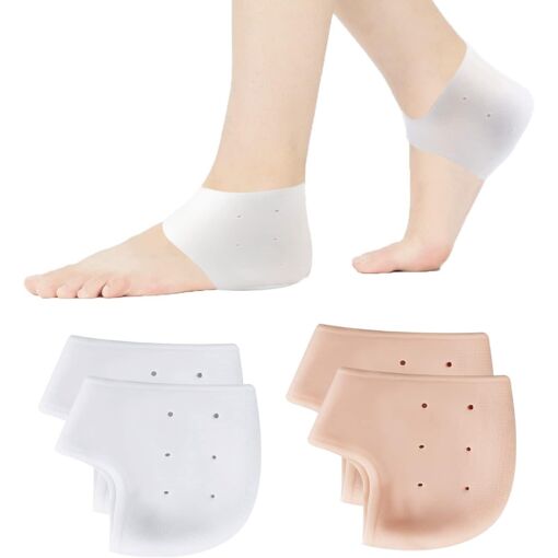 2 Paires Protege Talon, Protege Talon Silicone Respirant Protège Ta...