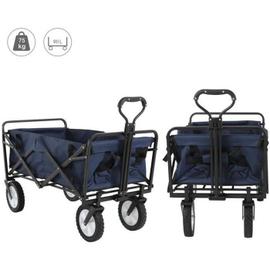 Chariot pliable avec toit et roulettes tout-terrain