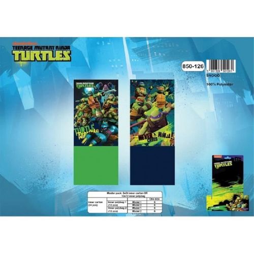 Cache Cou Polaire, Snood Polaire Tortues Ninja