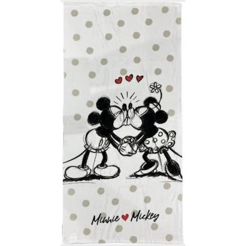 Serviette De Bain Mickey Et Minnie Vintage 70 X 140 Cm