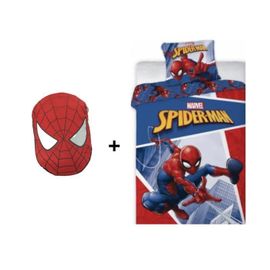 Spiderman Marvel - Ensemble Parure 140 X 200 Cm + Coussin 40 X 26 Cm