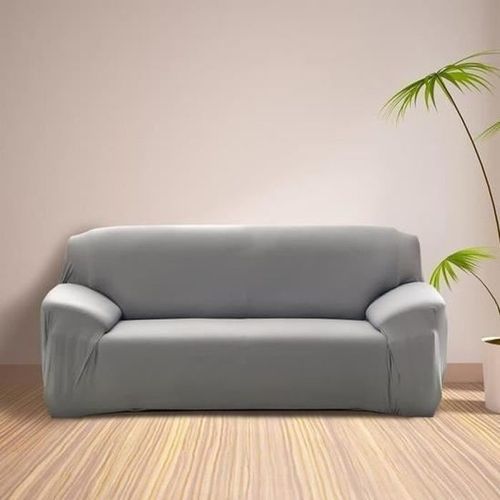 Housse De Canapé 3 Places Avec Accoudoir Extensible - Revêtement De Canapé Pour Salon Chambre - Gris - Mondeer
