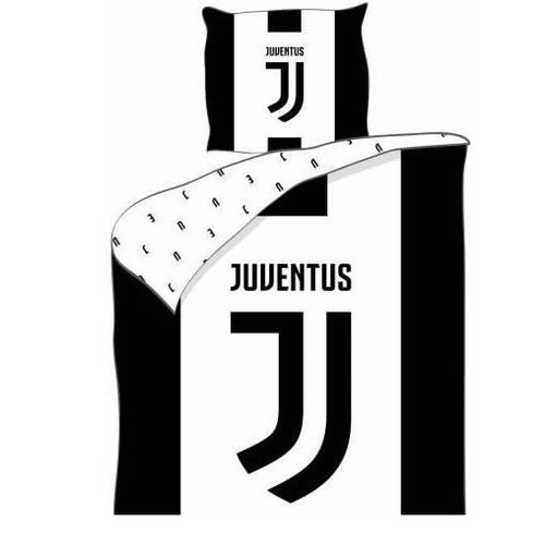 Juventus - Parure De Couette 155 X 200 Cm + Taie D'oreiller + Drap Housse 90 X 190 Blanc - Homerokk