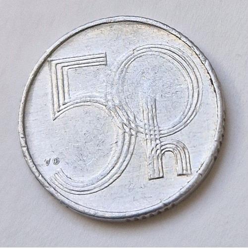 Pièce De Monnaie 50 Haleru 1993 République Tchèque