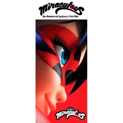 Serviette De Bain Ou De Plage Miraculous Ladybug