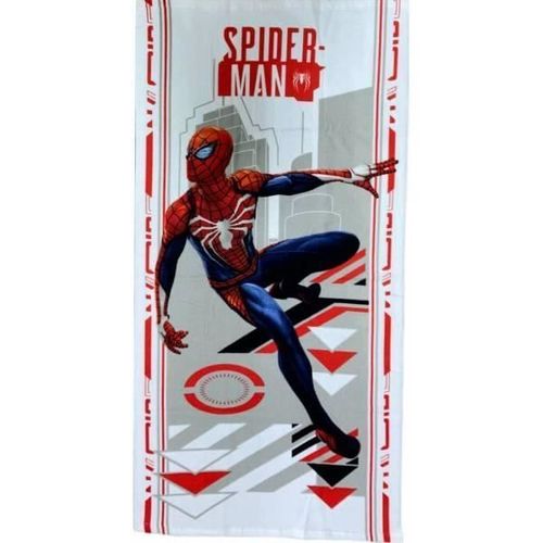 Spiderman-Spider Man Drap De Bain-Serviette De Plage 70x140 Cm.