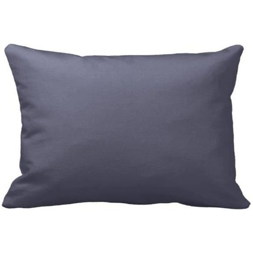 Lot De 2 Taies D'oreillers 100% Coton 50 X 70 Cm - Gris