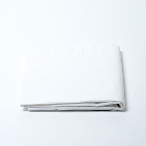 Drap Plat 240x300cm Haute Qualite - Blanc 100% Coton - Tcp