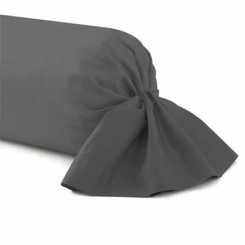 Taie Traversin 45x135 Haute Qualite - 100 % Coton - Anthracite - Tcp