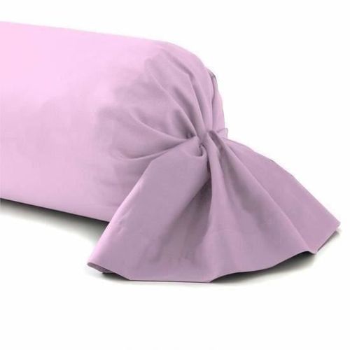 Taie Traversin 45x185 Haute Qualite - 100 % Coton - Rose Pale - Tcp