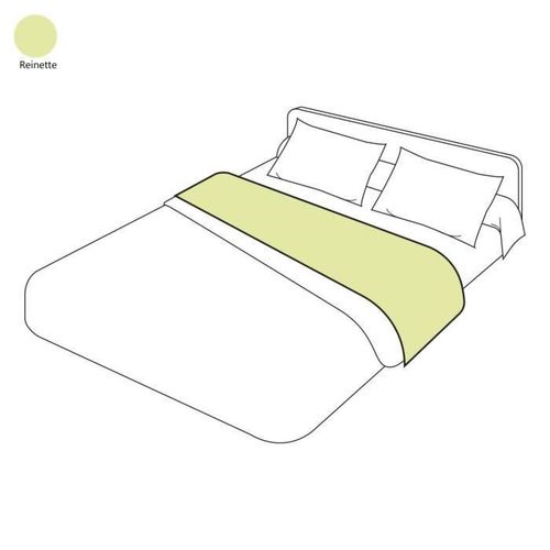 Drap Plat Uni Reinette 180x290 - Sylvie Thiriez