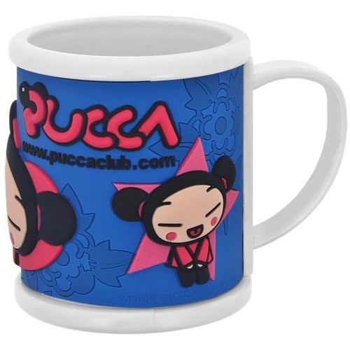 Mug Tasse A Café Chocolat Enfant Licence Pucca 3d Bleu