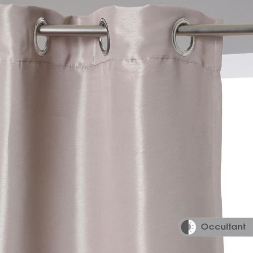 Rideau Occultant Satin - 140 X 260 Cm - Couleur...