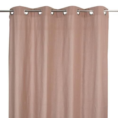 Rideau 8 Illets - 140 X 260 Cm. - Taupe