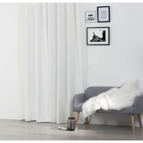 Rideau Isolant - 140 X 260 Cm Polyester - Ivoire