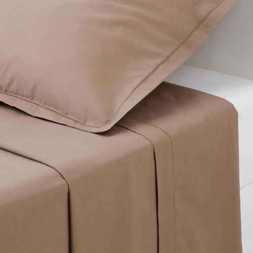 Atmosphera - Drap Plat Taupe 180x290 L, 290 X L, 180 Cm Taupe