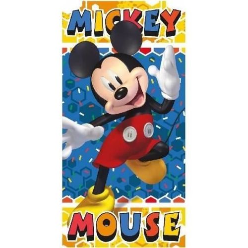 Mickey Disney Serviette De Bain 70 X 140 Cm