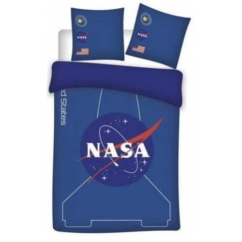 Nasa - Parure De Couette 140 X 200 Cm + Taie D'oreiller + Drap Housse 90 X 190 Cm Blanc - Homerokk