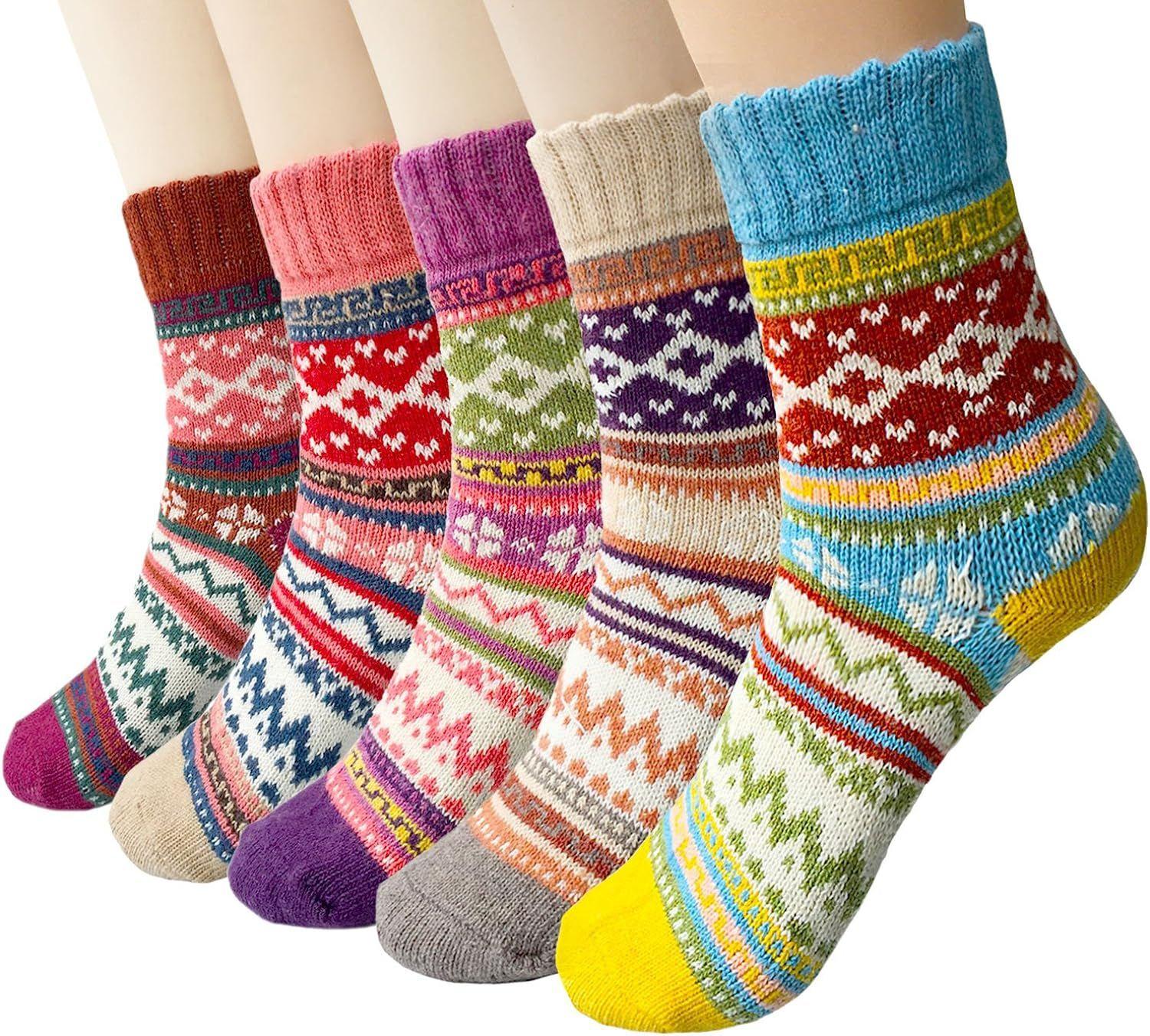 Acheter Chaussettes de sol douces, chaussettes chaudes pour tapis, cadeaux  de noël, chaussettes en coton pour femmes