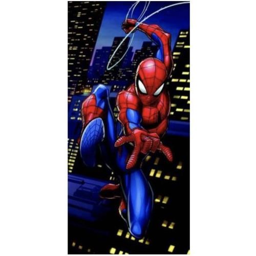 Spiderman Marvel Serviette De Bain 70 X 140 Cm
