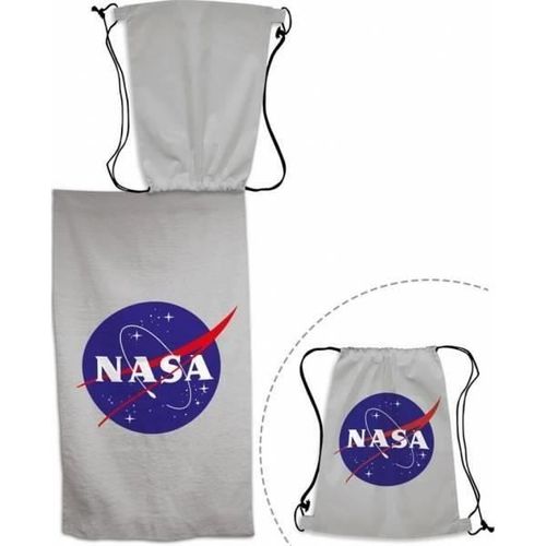 Nasa - Ensemble Serviette De Bain 70 X 140 Cm + Sac De Plage 43 X 32 Cm