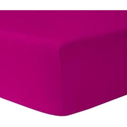 Drap Housse 140x200 Fushia - Homerokk