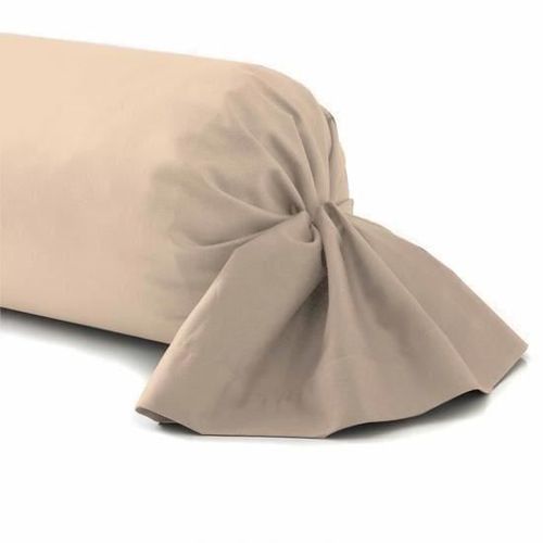 Taie Traversin 45x205 Haute Qualite - 100 % Coton - Ecru - Tcp