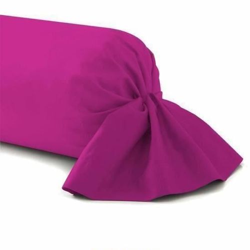 Taie Traversin 45x185 Haute Qualite - 100 % Coton - Fushia - Tcp