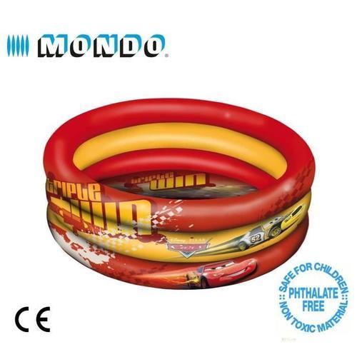 Piscine gonflable CARS / 3 ANNEAUX - MONDO LINE - Diamètre 150 cm - Rouge