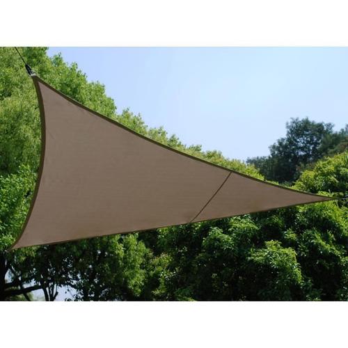 Voile D'ombrage Triangulaire Hespéride - Curacao Taupe - 180g/M²