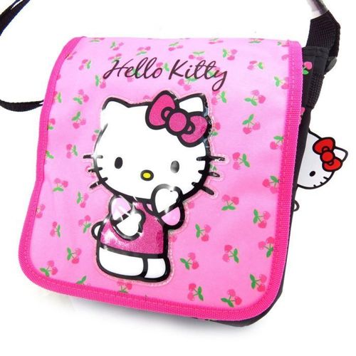 Sac "Hello Kitty" rose noir