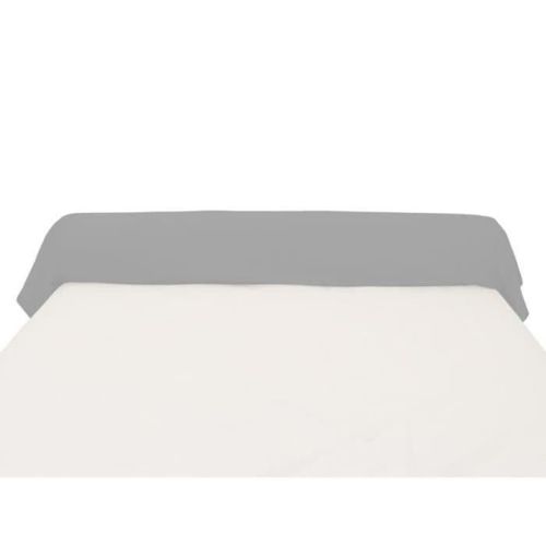 Zf25125-Taie De Traversin En Coton Uni Gris